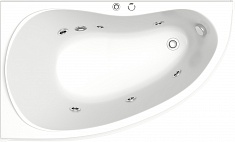 Bas Акриловая ванна Алегра 150x90 L с гидромассажем